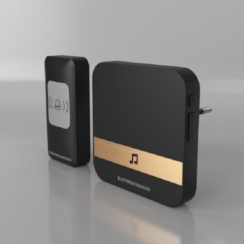 Звонок беспроводной аналоговый Elektrostandard DBQ24M WL 52M Черный фото Звонок беспроводной аналоговый Elektrostandard DBQ24M WL 52M Черный картинка